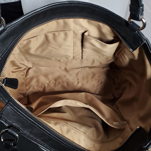 * Coach Park Leather Carryall Large Tote in Black - Picture 6 of 8